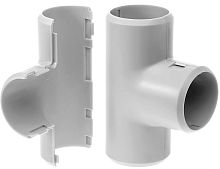 Тройник разборный ПВХ Промрукав Д=32 IP40 серый  картинка